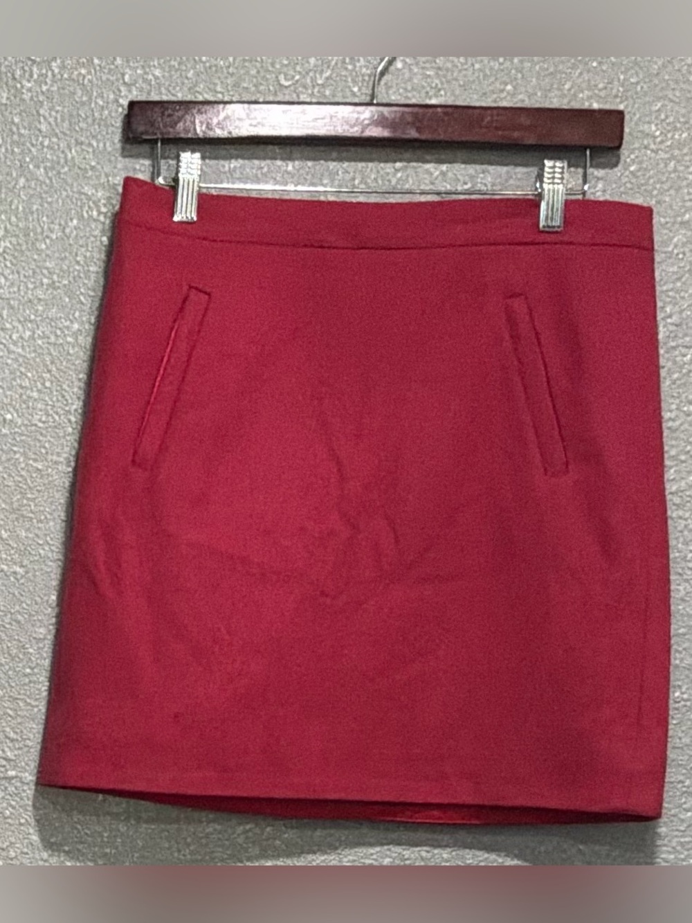 J. Crew Raspberry Red Mini Skirt